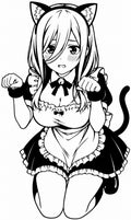 Cat Maid Decal