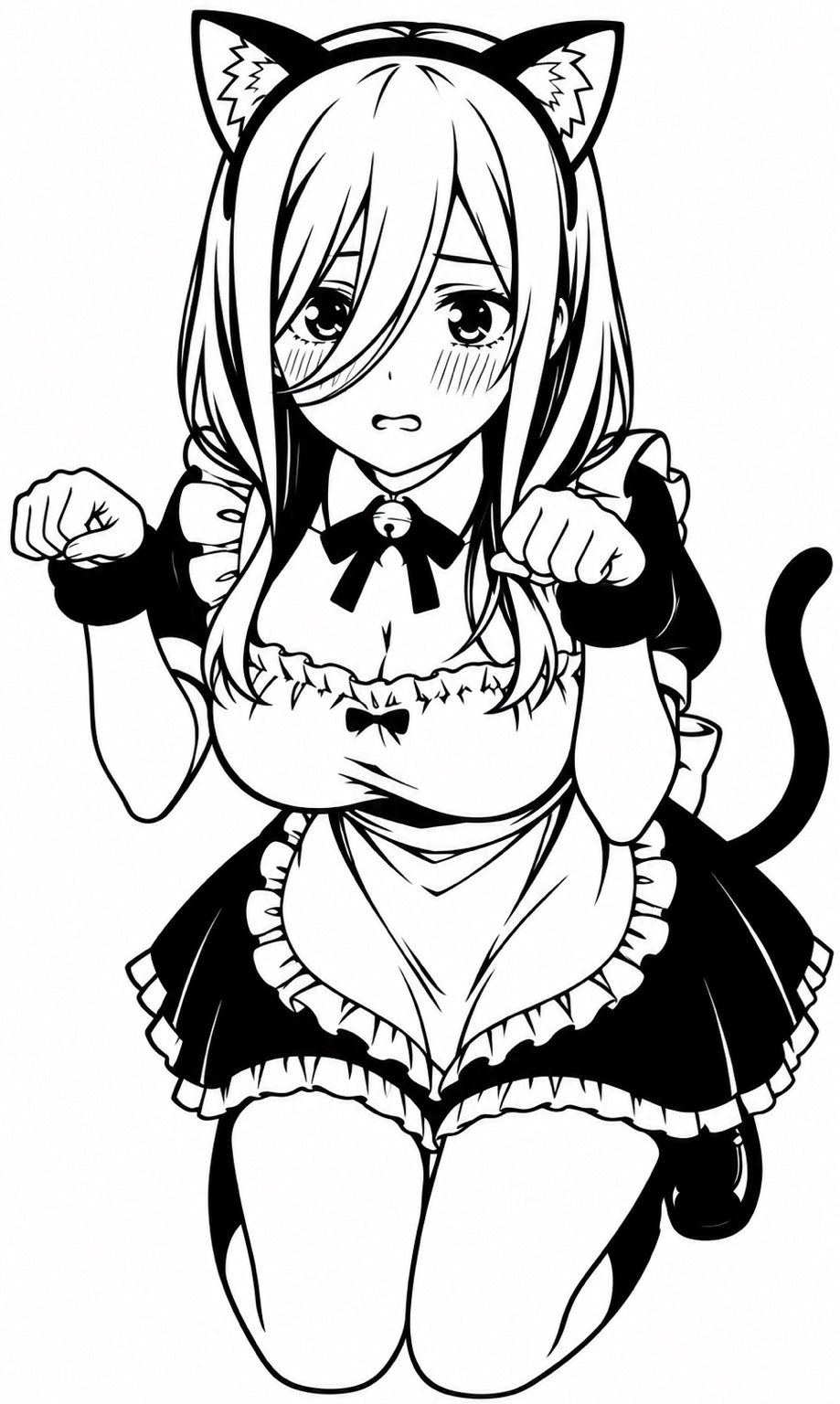 Cat Maid Decal