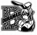 Duramax Bunny Girl Decal