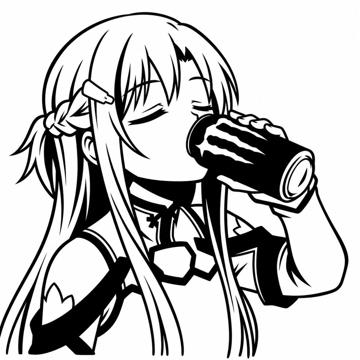 Asuna Energy Drink Decal